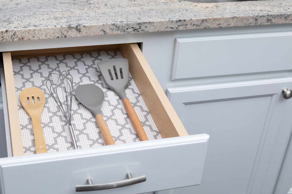 Kitchen drawer shelf liner