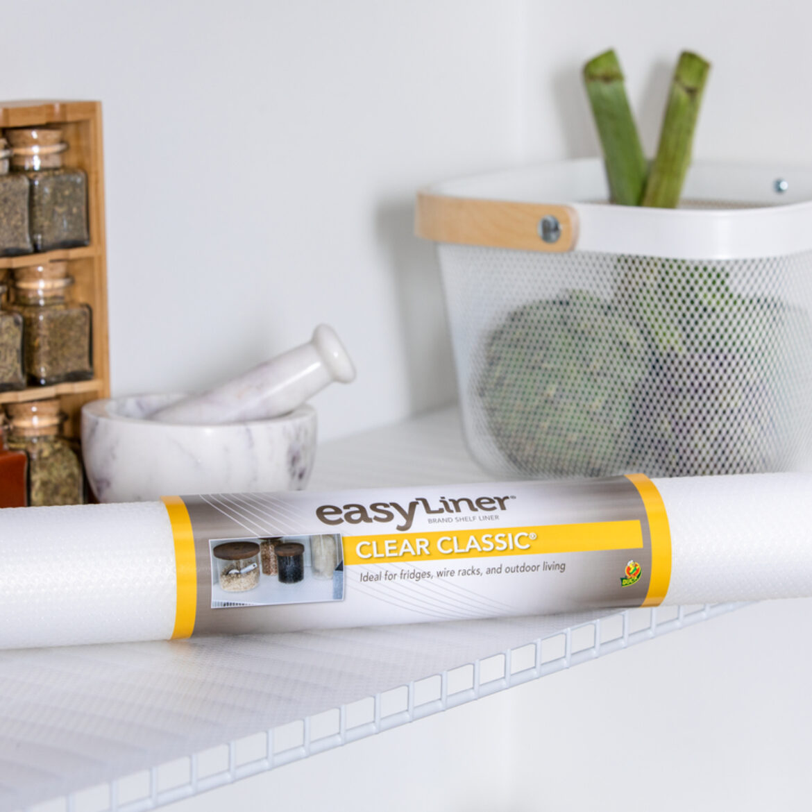 Modern Pantry Makeover with Non-Adhesive Shelf Liner