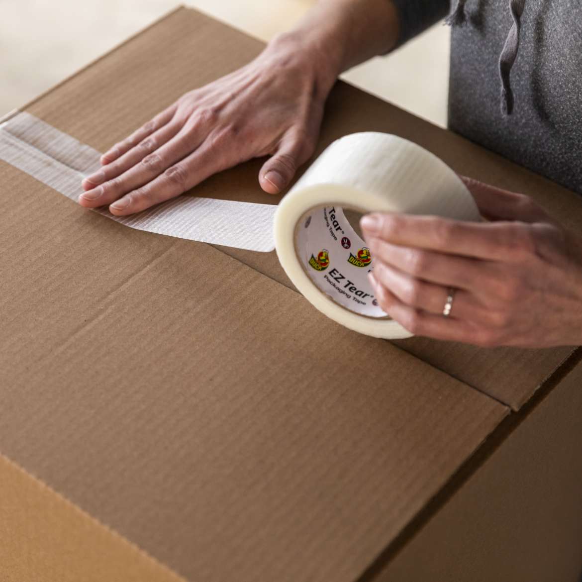 Duck® Brand EZ Tear® Packing Tape