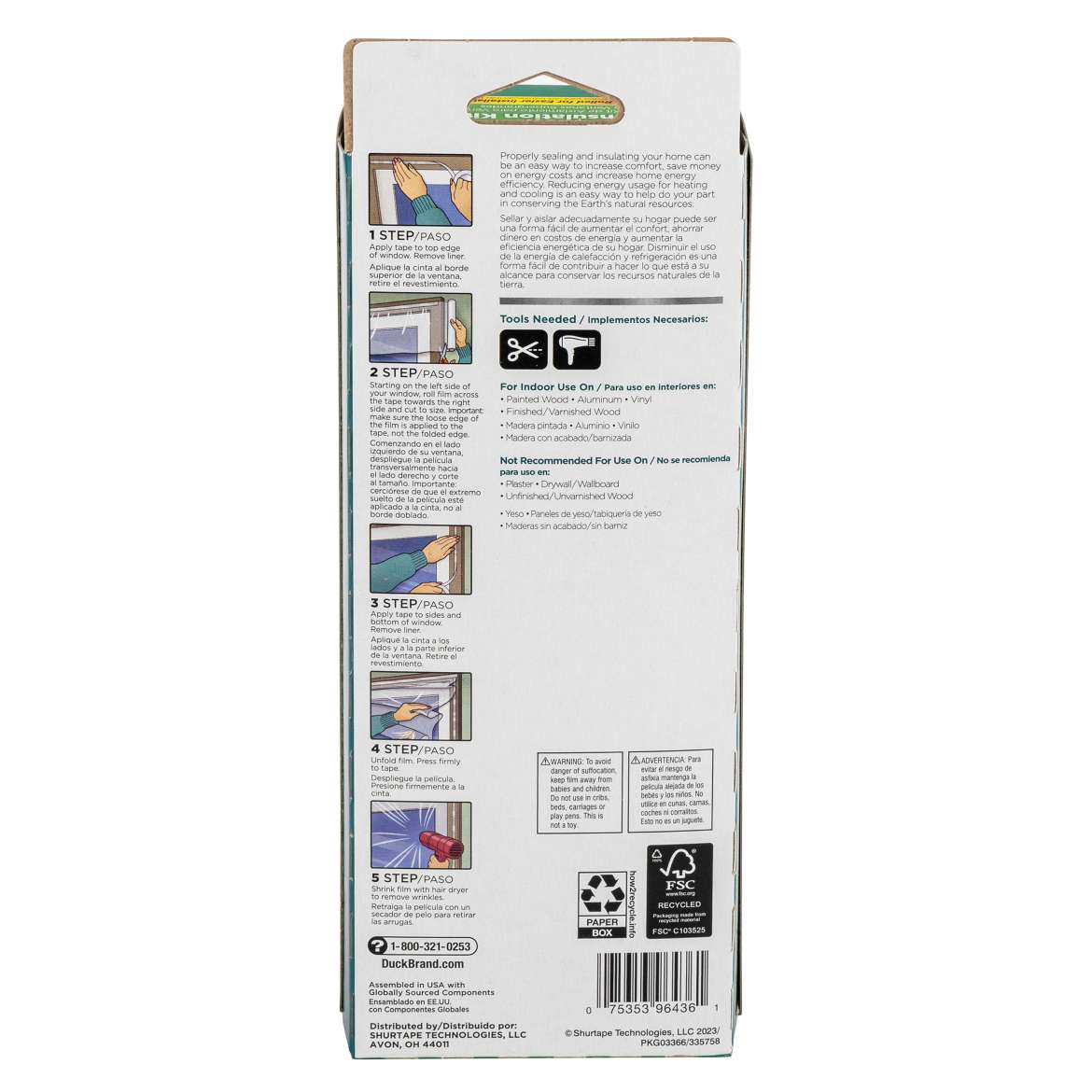 Duck® Rolled Window Kits