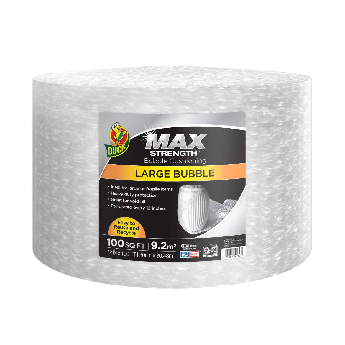 Duck® Max Strength™ Large Bubble Cushioning Wrap Image
