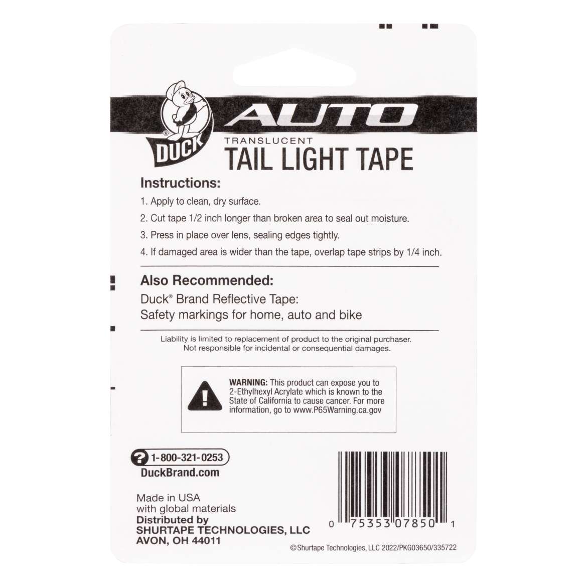 Tail Light Tape
