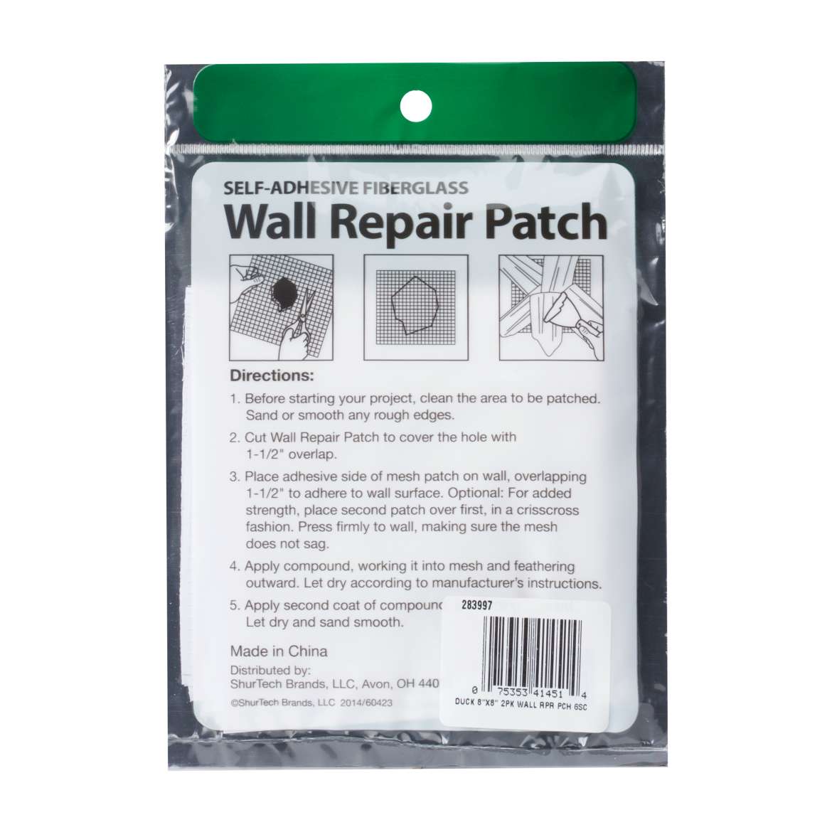 Fiberglass Wall Repair Patch