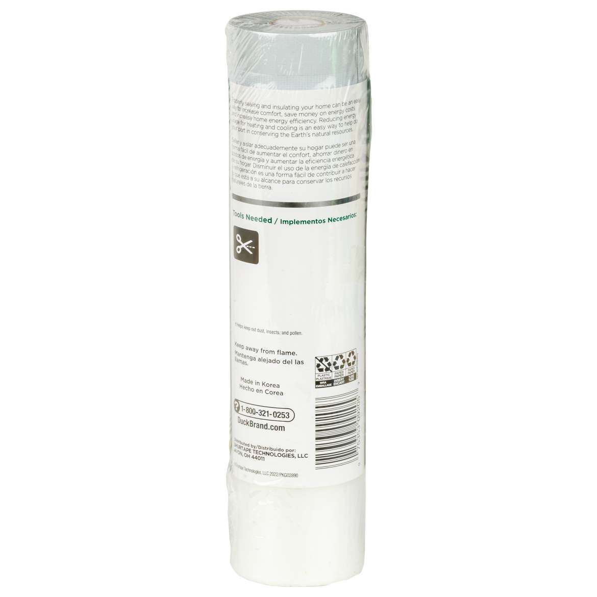 Pre-Taped Plastic Sheet