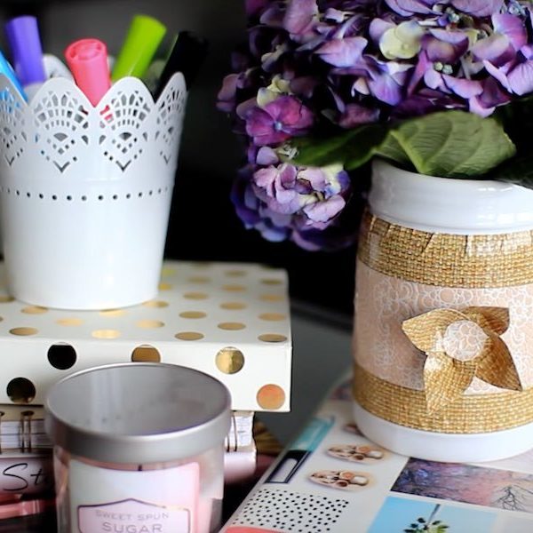 Video How-To: Duck Tape® Flower Vase