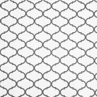 Swatch for EasyLiner® Removeable Adhesive Shelf Liner - Gray Quatrefoil, 20 in. x 15 ft.