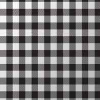 Swatch for EasyLiner® Peel & Stick Décor Premium Removable Adhesive - Black Gingham, 20 in. x 18 ft.