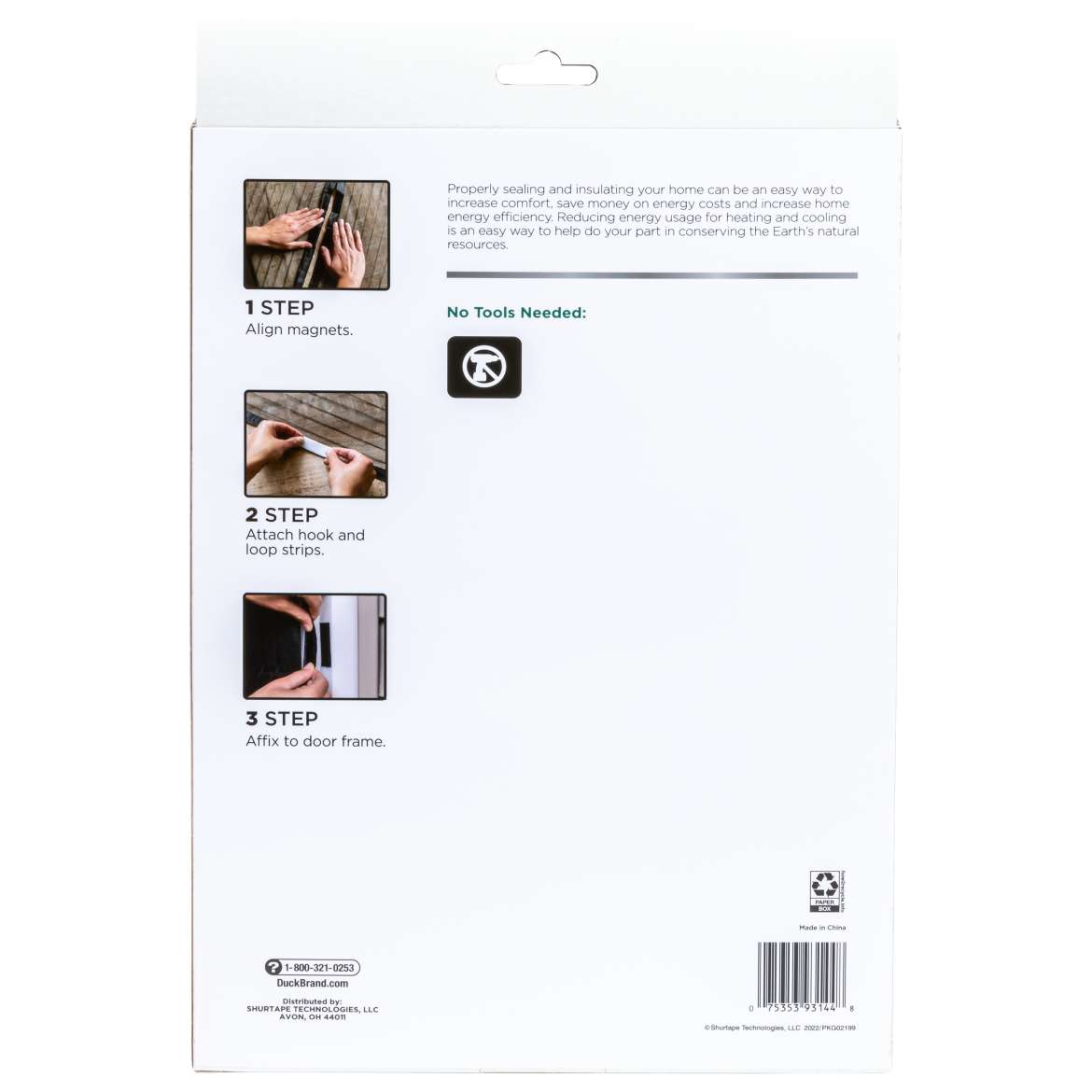 Duck® Brand Hands-Free Magnetic Double Garage Door Screen