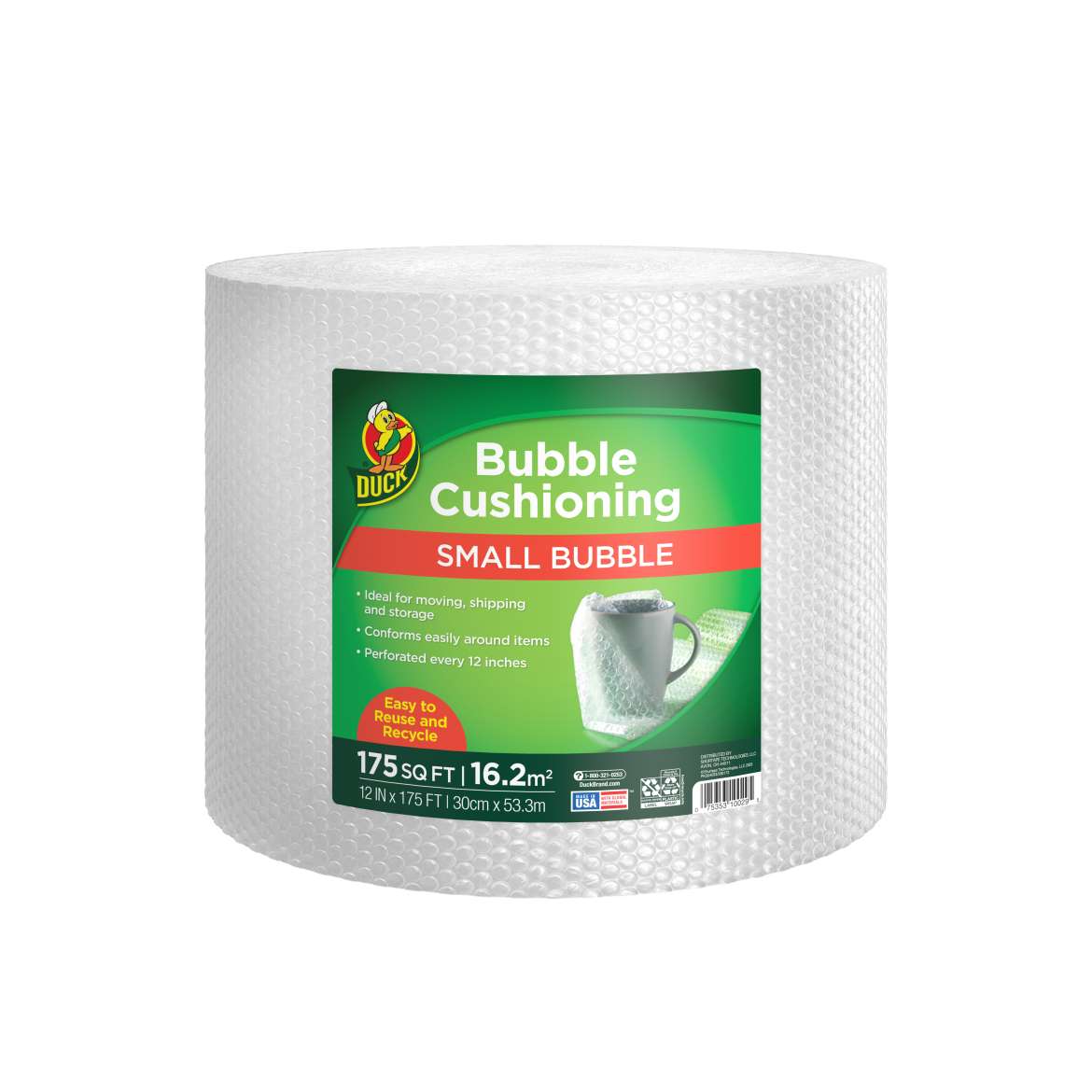 Duck® Brand Small Bubble Cushioning Wrap