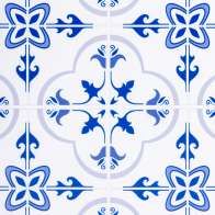 Swatch for EasyLiner® Peel & Stick Décor Premium Removable Adhesive - Mediterranean Tile, 20 in. x 18 ft.