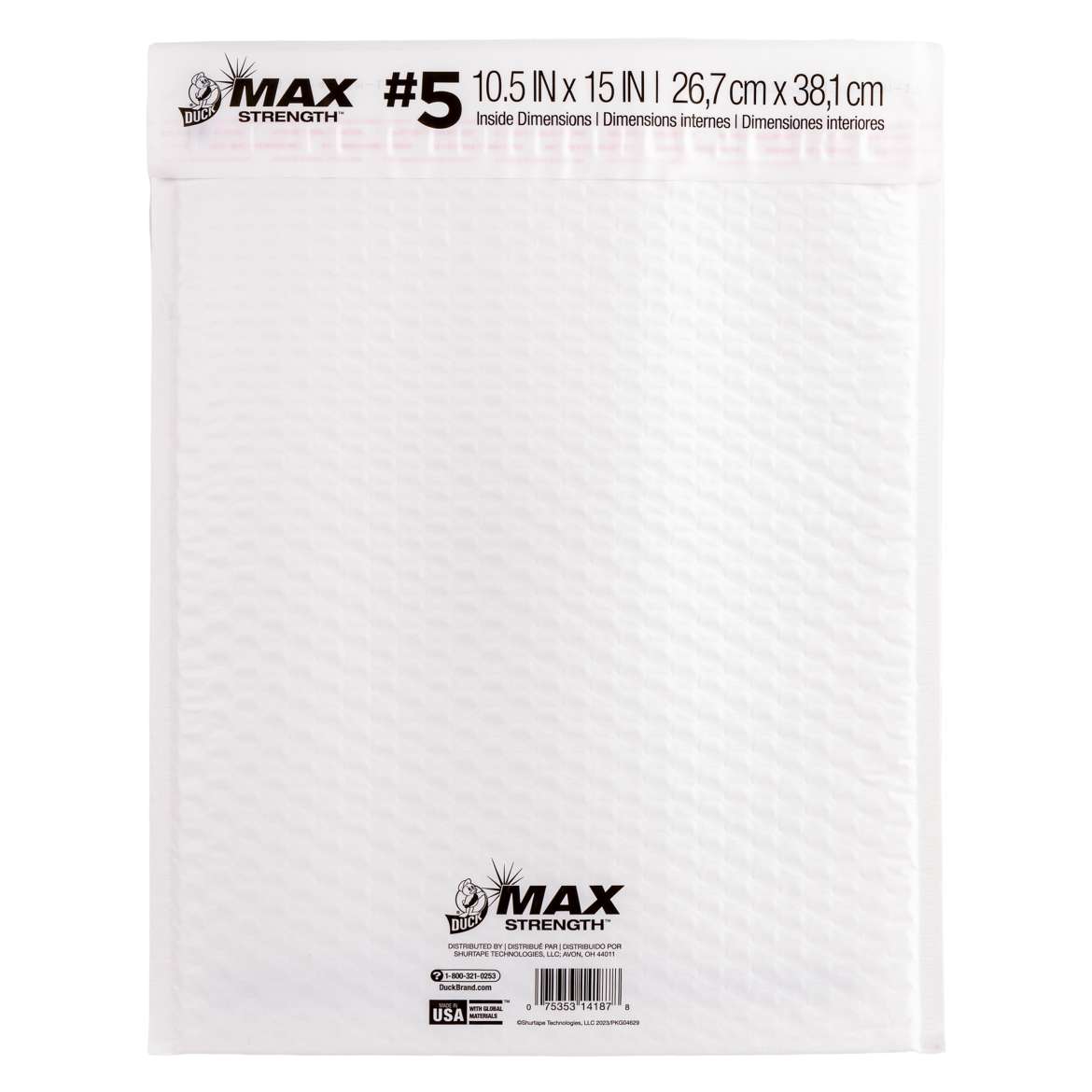 Duck Max® Brand Poly Bubble Mailers