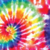 Swatch for Printed Duck Tape® Brand Duct Tape - Love Tie-Dye, 1.88 in. x 10 yd.