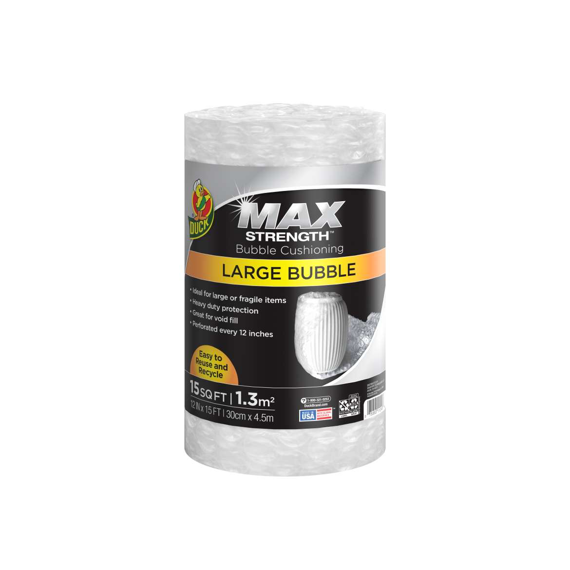 Duck® Max Strength™ Large Bubble Cushioning Wrap Image