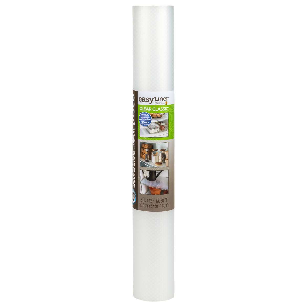 Clear Classic® EasyLiner® Brand Shelf Liner - Clear, 20 in. x 12 ft.