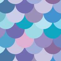 Swatch for Printed Duck Tape® Brand Duct Tape - Mermaid, 1.88 in. x 10 yd.