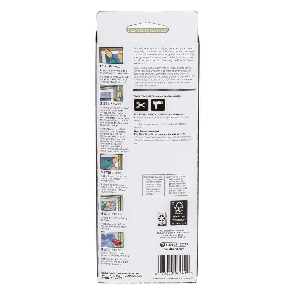 Duck Max Strength® Rolled Window Kit