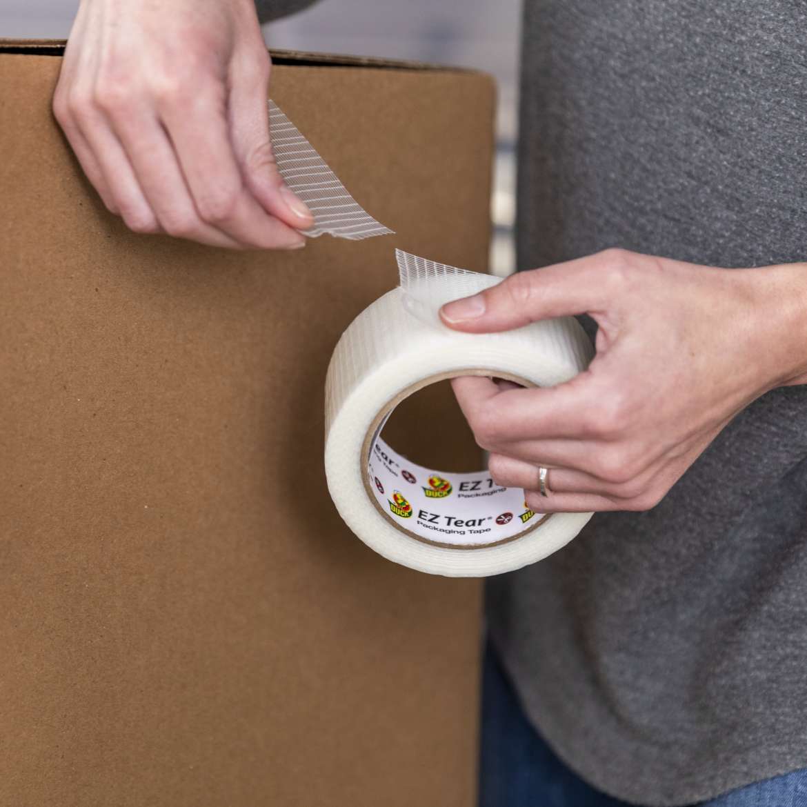 Duck® Brand EZ Tear® Packing Tape