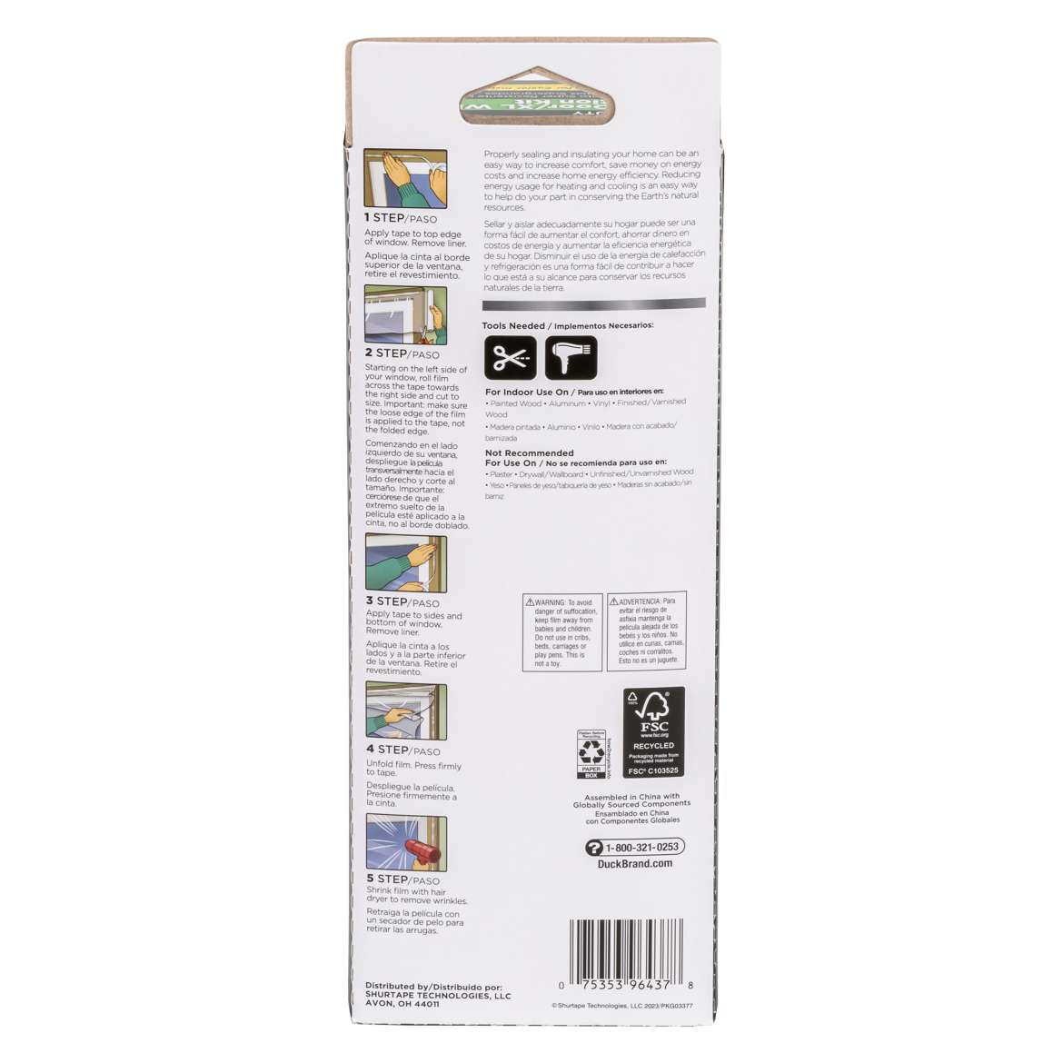 Duck Max Strength® Rolled Window Kit