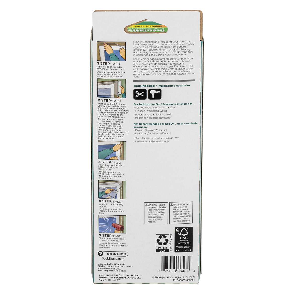 Duck® Rolled Window Kits